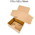 180x130x80mm Faltschachtel DHL Kleinpaket