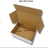 240x160x80mm Faltschachtel DHL Kleinpaket weiß