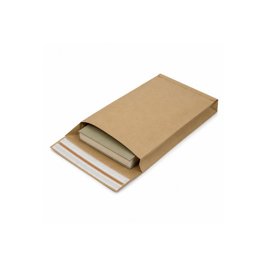 Papier Versandtasche Faltentasche 350x250x80mm