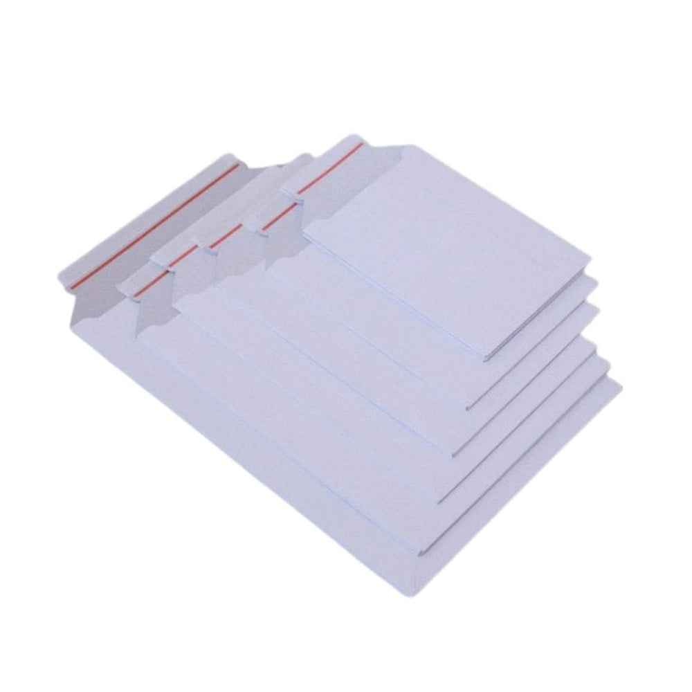 353x250x0-50 mm A4+ Versandtasche Vollpappe Weiß