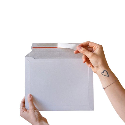 250x353mm Versandtasche A4+ Querbefüllung weiß